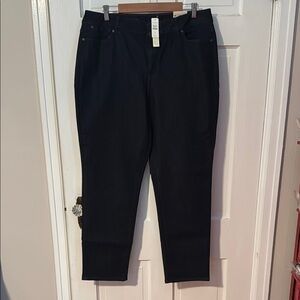 Talbots NWT Slim Ankle Curve Jeans Dark Wash Size 16/33